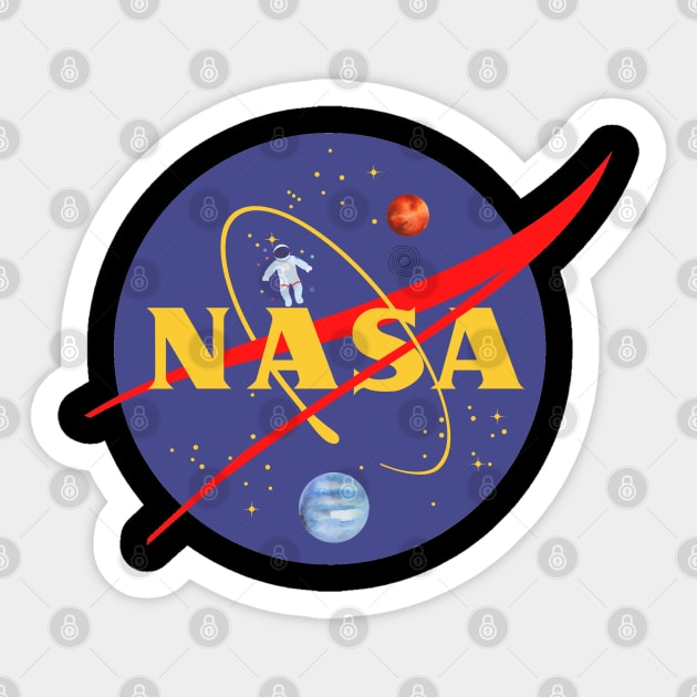 Nasa Sticker by Alpha-store